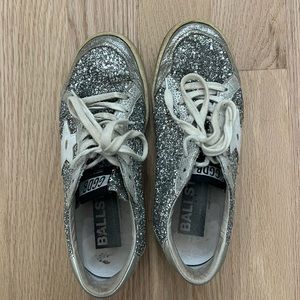 Golden Goose Glitter ball star sneakers size 38!